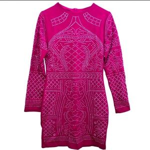 Rhinestone bodycon dress